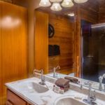 Family cabin master bath
