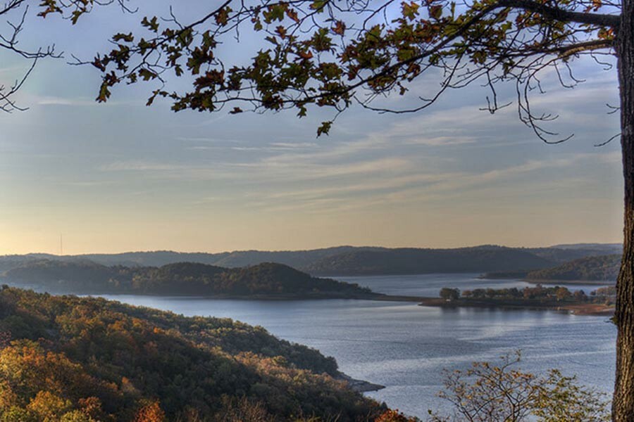 Take In the Arkansas Fall Foliage at Beaver Lake