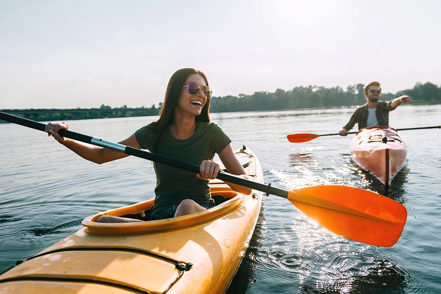 kayaking Beaver Lake